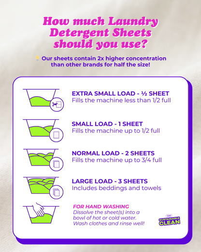 Laundry Detergent Sheets